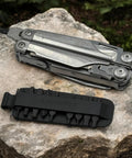 Flat Bit Set For Leatherman Multitools, 21-Piece Galvanox Hardened S2 59HRC Bits Including Slot Torx Phillips Hex Pozi