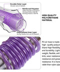 Badass Heavy Duty 100 Ft 1/4 Inch Reinforced Polyurethane Air Hose With Flexible Lightweight Build Featuring Swivel Quick Coupler Plug Plus Bend Guard For Shop Setup showing layers and durability features.