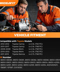 Ready To Roll Ac Compressor With Clutch For Toyota Camry Rav4 Sienna Pre Filled With Clean Oil Straight Swap For Zero Sweat Cabin Cooling On Those Long Highway Rides, two mechanics working on a Toyota vehicle.