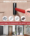 4 In 1 Door Hinge Adjustment Tool Kit With Rotary Gap Adjuster being used on interior door for precise alignment.