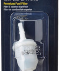 Engine Fuel Filter 51 Micron With 1/4 Inch Inner Diameter Fuel Line Universal Replacement For All Engines 25 050 22 S1