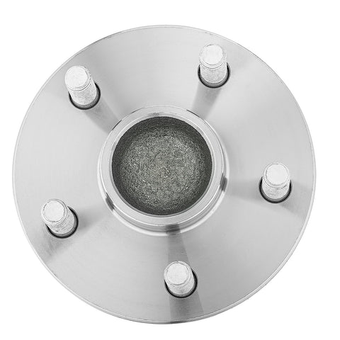 Rear Wheel Bearing And Hub Assembly Pair Fits 2003 2008 Pontiac Vibe, 2003 2008 Toyota Corolla And Matrix, 2000 2005 Celica, 2004 2009 Prius, And 2005 2010 Scion Tc Replacement Ready To Install top view showing 5-bolt flange
