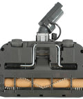 Bottom view of Central Vacuum Electric Brush with Four Position Height Adjustment and Swivel Neck, showing bristle design.