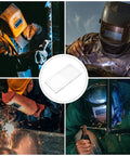 Upgrade Your Welding Game With 3pc 2.0 Magnification Lenses For Most Helmets Durable Pc Plastic Protective Shields Built To Last And Provide Super Clean Views Every Time You Hit The Torch, clear lens shown.