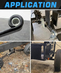 Eight Nylon Trailer Leaf Spring Bushings Kit With Nine Sixteenths Inch Inside Diameter And One And Three Quarters Inch Length in use