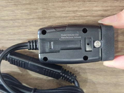 Close-up of Motorcycle Usb Charger With Badass Waterproof Sae To Usb Adapter For Sweet Street Rides Featuring Knockout Dual Fast Quick Charge 3 Plus Pd Voltage Meter Plug And Play Toggle Switch Red.