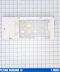 Top view of Replacement Refrigerator Ice Maker W11700250 Fits W11546935 W11359448 Models 115V 60Hz 0.08 Amp on grid background