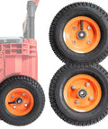 2 Pcs Packout Wheels Replacement Kit For 9 Inch Rolling Tool Box System 48-22-8426, Alloy Wheels Built Tough And Crack Resistant.