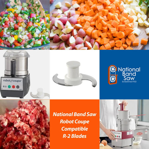 Pro Grade S Blade Replacement For Emulsifying, Mixing, And Coarse Chopping In R2 Series Food Processor, Workhorse Stainless Steel Blade Encased In White Plastic Body, Fits R2, R2N, R2U Models