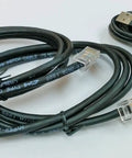 Power Tap Grommet With Hidden Center for Desk Setup cables with USB and CAT5e RJ45 connectors