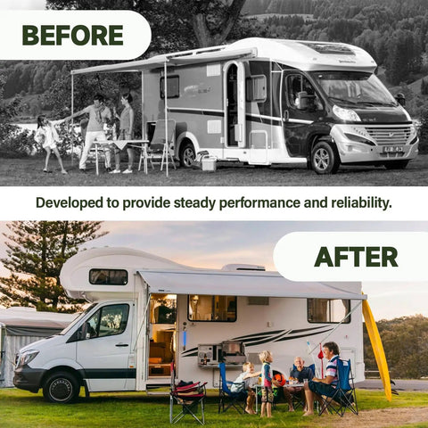 RV Awning Foot Replacement Kit For AE 8300 8500 8700 9000 Awnings Die Cast Foot Service Kit With Bottom Brackets Built To Be Beefed Up For Tough Camper Mounts