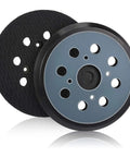 2 Pack 5 Inch Orbital Sander Replacement Pads With 8 Hole Dust Extraction And 4 Screw Holes Hook And Loop Mount Quick Swap Compatible