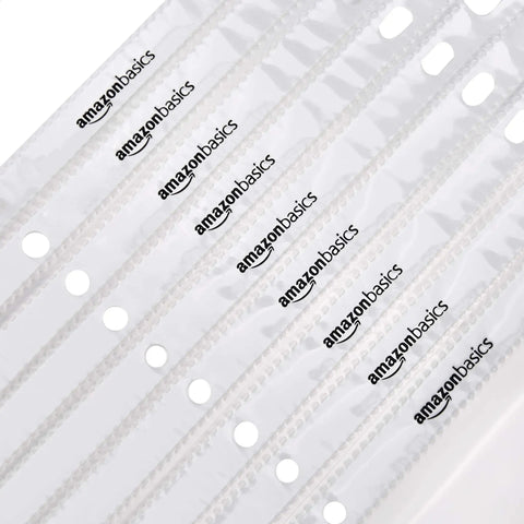 Pro Grade Sheet Protectors For 3 Ring Binder Featuring Slick Top Load Design Acid Free Clear Plastic Covers Letter Size 8 By 11 Inches Engineered For Heavy Paperwork And Daily Grind 100 Pack stacked with branding.