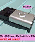 Vinyl Siding Mount For Video Doorbell 2020 2 3 4 3Plus 4Plus No Tilt Fixes Angled Install and Levels on Siding