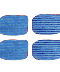 Replacement Microfiber Steam Mop Pads 4 Pack For McCulloch MC1375 MC1385 And Poulan Pro PP270 PP330 PP350 on white background