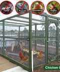 Beefy 36x50 Hardware Cloth One Quarter Inch 23Ga Welded Wire Mesh Fence Roll For Chicken Coops, predator-proof structure