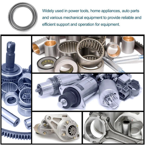 Top Shelf Deep Groove Ball Bearings Forged From Tough Chrome Steel Featuring Reliable Double Metal Shielding To Deliver Legit Load Capacity For Any Heavy Duty Machine