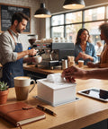 Rock Solid 58mm Thermal Receipt Printer Featuring Embedded Micro Usb And Ttl Serial Port Straight Up Plug And Play Setup Built Hella Compact For Pos Systems Meter Testing And Lab Instruments Smooth Printing Daily in a café setting.