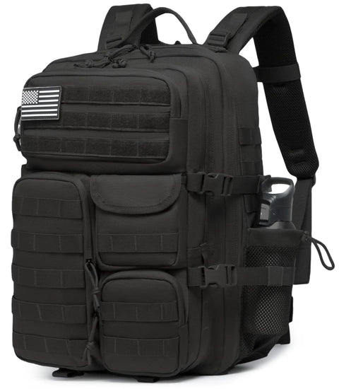 Rugged Tactical Backpack 25L 30L 35L 45L Waterproof Outdoor Daypack With Molle Gear And Multiple Pockets For Hiking Camping And Travel