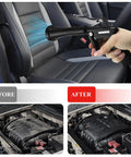 Tornado Car Cleaning Gun Air Blow Tool For Compressor Pneumatic System cleaning car seat, before and after engine cleaning results