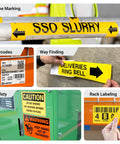 Top Notch White Vinyl Label Rolls For Thermal Transfer Printers, 4 X 150 Ft Adhesive Refill compatible for safety and labeling.