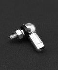 Heavy Duty 4Pcs Angle Linkage Ball Joint Kit With Spring Clip Dust Seal For CS DIN 71802 Gear Linkage Replacements M6 RH threaded steel joint