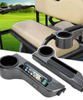 Golf Cart Rear Seat Armrests with Cup Holder and Phone Mount EZGO Club Car Yamaha Fits Most One Inch Square Tubes