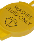 Windshield Washer Reservoir Cap Direct Replacement For Select Dodge And Jeep Models Keeps Fluid Sealed And Contained Prevents Leaks Easy Install Durable Plastic Cap Built For Tough Weather, yellow, close-up view