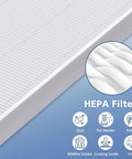 Close-up of HEPA filter showing fine mesh texture, 3 Pack C545 HEPA Replacement Filter S For C545 Air Purifier, Fits Like A Champ