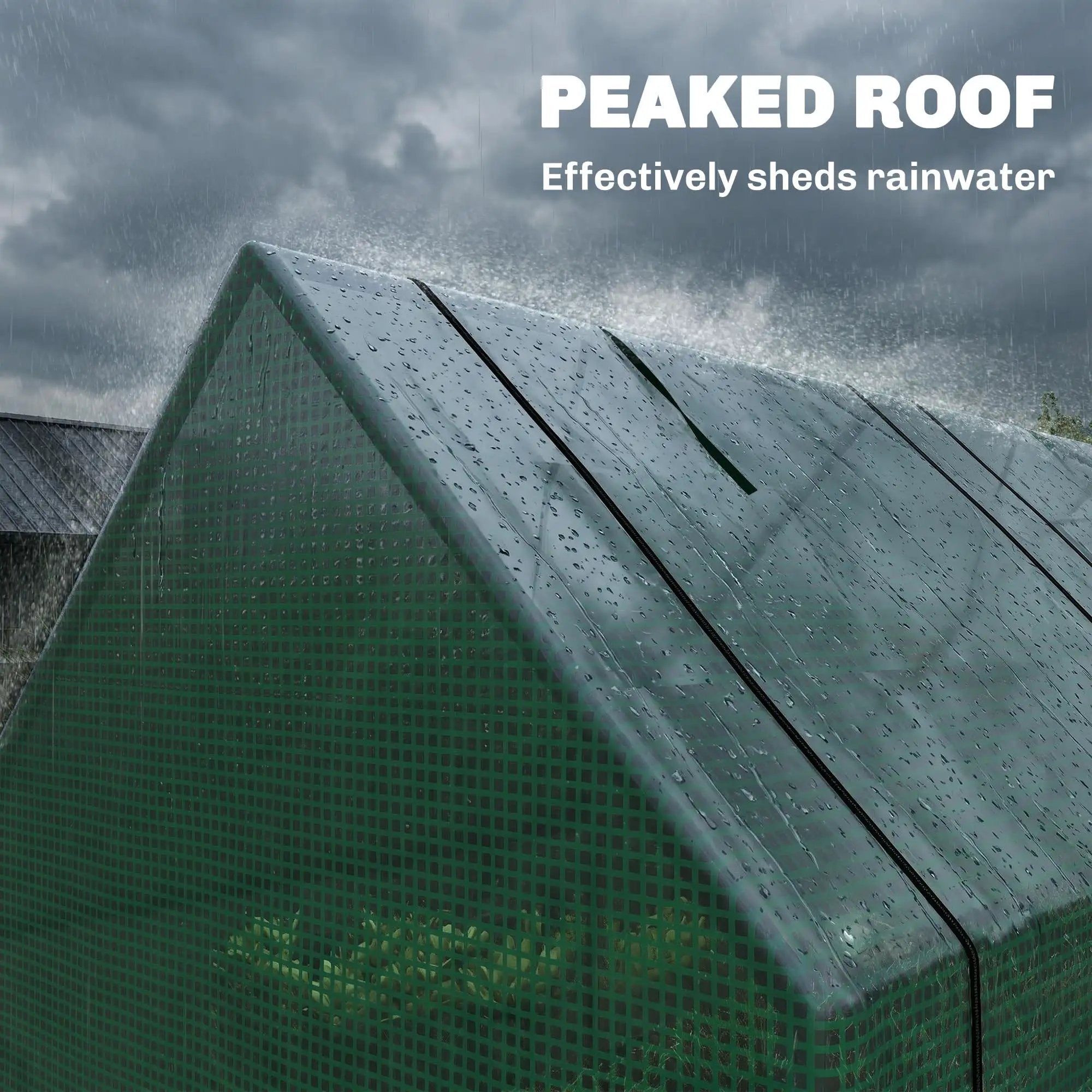 Portable Mini Greenhouse UV Protected, Easy Setup ✓