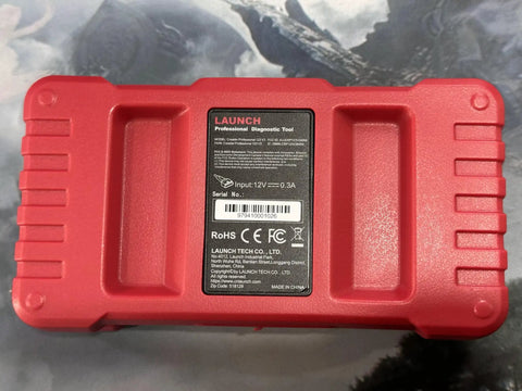 Back view of CRP123 V2.0 OBD2 Diagnostic Scanner For Engine ABS SRS And Transmission With Airbag Codes Oil Service Reset