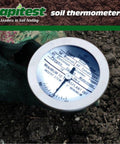 Dial Soil Thermometer With Stainless Steel Probe For Quick Soil Temperature Readings No Guesswork For Early Season Plantings