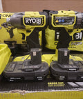 18V Brushless Cordless Drill And Driver Kit With Dual 2.0Ah Batteries, Compact, High Torque Beast Mode displayed on box
