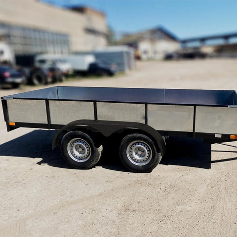 Beefy Tandem Axle Trailer Fenders 2 Pack, 66 Inch Long Teardrop Style Enclosed Fender Replacement on dual axle trailer