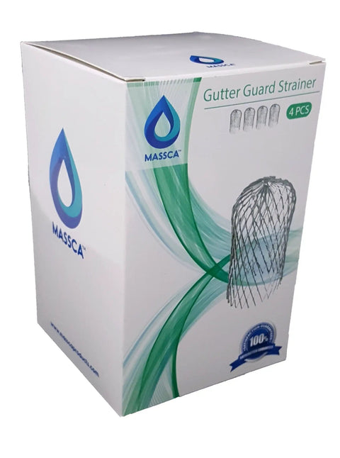 Gutter Guard 3 Inch Expandable Aluminum Filter Strainer That Stops Leaves Debris And Blockage No Fuss In Gutters And Downspouts Heavy Duty Rust Resistant Mesh Easy Install Pack Of 4 For Quick Clog Free Rain Drainage