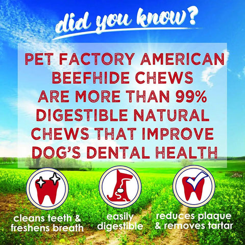 American Beefhide Twist Sticks For Dogs 5 Inch Rawhide Dental Chews With Chicken Flavor For Small To Medium Pups benefits