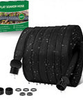 Soaker Hose 50 Ft Half Inch Linkable Garden Drip Irrigation System With No Fuss Setup And Leakproof Design with packaging