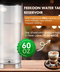 60 Oz Water Tank Reservoir For Nespresso Vertuo Plus Deluxe XN900840 XN900T40 Pod Coffee Machines Replacement, big capacity.