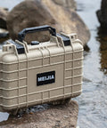 Rugged Portable All Weather Waterproof Hard Case With Customizable Foam For Drones Cameras And Gear The Dry Case You Can Trust IP67 Rated Protection For Travel Storage And Outdoor Adventures in natural environment