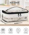 Grab And Go Desert Cowboys Insulated Lunch Bag With Leakproof Cooler Reusable Lunch Box size shown in dimensions 10.04x6.1x3.54 in