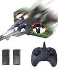 Dope Remote Control Drone For Kids 6 To 12 With Auto Hover And 360 Degree Flips Gravity Sensing Stunt Roll Cool Light Dual Batteries Ready To Fly Right Out Of The Box In Green with controller