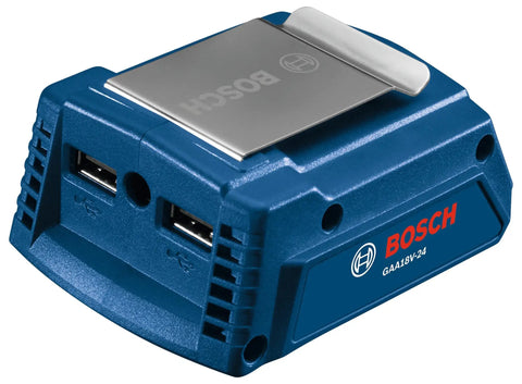 18V Portable Power Adapter With Dual Charging For Two Gadgets At Once Heated Jacket Port For 12V Use Metal Belt Clip