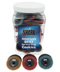 Triple Treat Quick Change Surface Prep Conditioning Discs Set, 2 Inch Diameter, 50 Pack Nonwoven Discs in Storage Jar