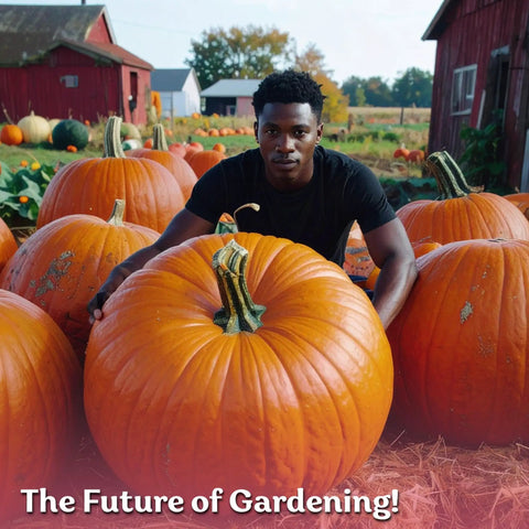 Giant Big Max Pumpkin Seeds For Planting Cucurbita Pepo Heirloom Organic Seeds For Monster Pumpkins Up To 100 Lbs Ideal For Home Garden Outdoor Planting And Fall Showpieces