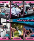 Cordless Car Vacuum Cleaner With Beast Mode 25000Pa Cyclonic Suction in use for home, car, office, and outdoors in purple.