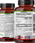 Mega Potent D Mannose 1000 Mg Per Serving, 180 Vegan Capsules bottle showing supplement facts and usage instructions