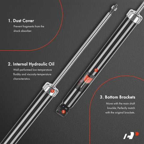Rear Pair Bolt On Suspension Shock Strut Absorbers For Ford Escape 2013-2019 And Lincoln MKC 2015-2019 shown with features