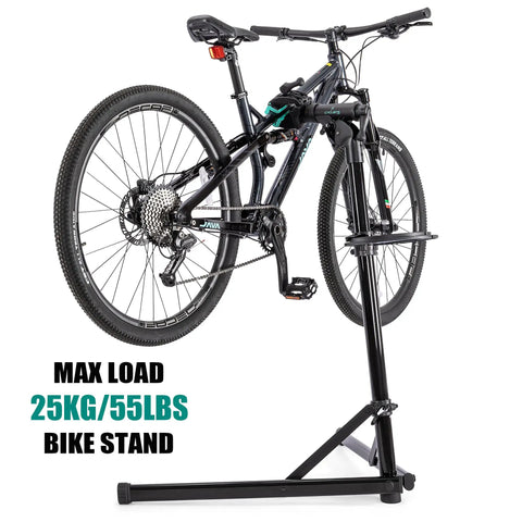 Pro Grade Bike Repair Stand For E Bikes And Mountain Road And Hybrid Bikes Heavy Duty Workstand With 360 Degree Rotating Clamp
