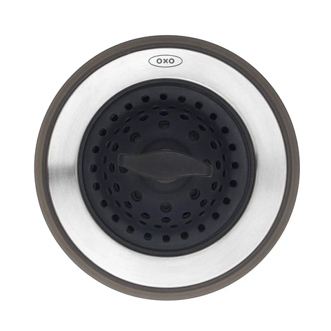 Two In One Sink Strainer Stopper For Kitchen Use Converts From Drain Strainer To Full Stopper With Easy Twist To Switch No Tools Needed Keeps Food Scraps Out While You Fill The Sink
