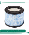 Two Pack C102 MA-04GB Filter Replacement For Miko MA-04GB And C102 IBuki And Okaysou AirMic4S Air Purifier, side view